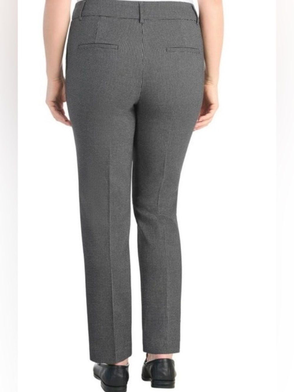 Hilary Radley Pull-On Pants XXL Built-in Tummy Control Panel Houndstooth pockets - Picture 2 of 14